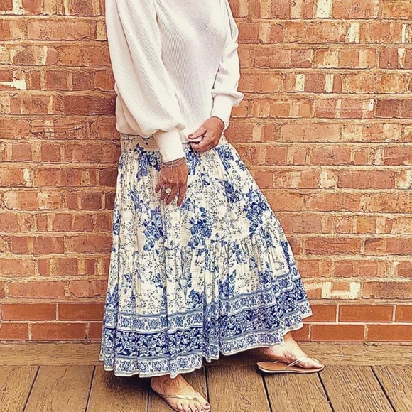 Zara floral print skirt bloggers favorite - Picture 8 of 16